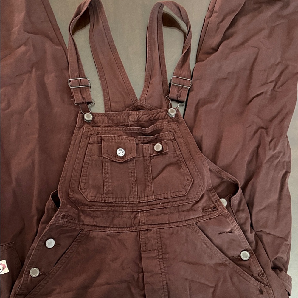 Cargo Brown Overalls straight - Picture 2 of 3